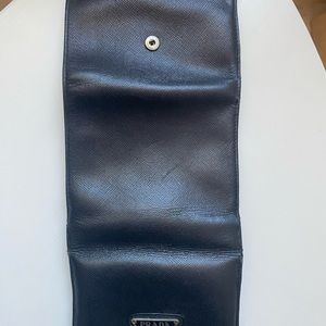 Prada trifold wallet